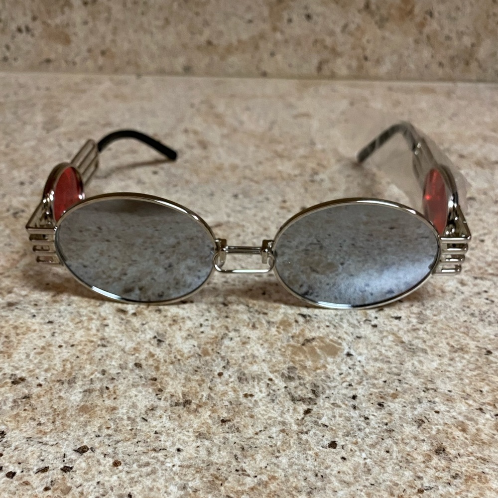 Mirror Gray Dragon Oval Frames
